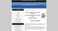 Desktop Screenshot of lowcostrecovery.com